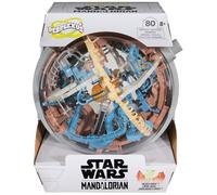 Spin Master Games Perplexus Star Wars - The Mandalorian - Laberinto de Bolas 3D con 80 obstáculos galácticos del Universo Star Wars con botón Giratorio Interactivo, a Partir de 8 años