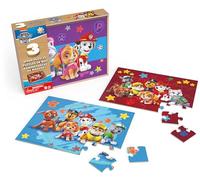 SPIN MASTER GAMES - Puzzle Patrulla Canina: 3 Rompecabezas de Madera - 6066794 - Juegos Infantiles - Patrulla Canina Juguetes - Juguetes Niños 3 años + - Juegos de Mesa Niños 3 Años +