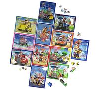 Spin Master Games, Rompecabezas de la Patrulla Canina, paquete de 12, 24, 48 y 100 piezas, rompecabezas para niños, con Chase, Marshall, Skye, Everest, Rubble, Zuma, Rocky, para edades de 4 años en
