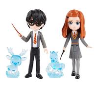 Spin Master HARRY POTTER-WIZARDING WORLD - FIGURAS HARRY POTTER MAGICAL MINIS PATRONUS - Harry Potter Friendship Set: 2 Muñecos Harry Potter y Ginny Weasley, 2 Criaturas -6063830- Juguetes Niños 5 Años +