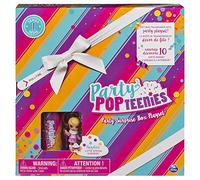 Spin Master Party Popteenies Caja Sorpresa de Fiesta con Confeti, Mini muñeca Coleccionable Exclusiva y Accesorios, para Edades de 4 años en adelante (los Estilos varían)