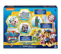 Spin Master Paw Patrol - Colección de Juegos con 5 Juegos de la Patrulla Canina (5 Juegos Adventure City Pack)