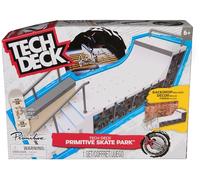 Spin Master Tech Deck, Primitive X-Connect Skate Park, Juego de rampa para Personalizar y Construir con Fingerboard Exclusivo, Juguetes para niños a Partir de 6 años