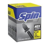 SPIN S6000 - Juego de brocas de 6 piezas, 1/4" 3/8" 1/2" 5/8" 3/4" y 7/8"