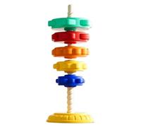 Spin Stacking Toy, Rainbow Spin Stack Tower, Educational Spinner Rings, Compact Sensory Kids Learning Development, Ideal para Toddler, Girls, Boys, Friends and Eges 1-3 Years
