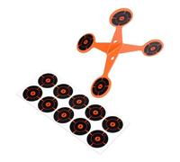 Spin Target Training Set - Reactive Rotating Game, Dynamic Motion with Paper Sheet Targets, Train Frame, Skill Accuracy Device, Training Target for Backyard Lawn Garden Park Outdoor Games Family Fun