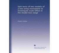 Spin tests of two models of a low-wing monoplane to investigate scale effect in the model test range