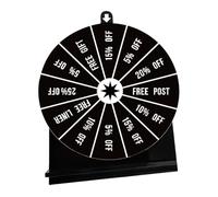 Spin Wheel - Rueda De Recompensa, Juego De Acrílico Con Soporte | Rueda Multifuncional | Juego De Premios Interactivo Duradero | Fácil Y Para Eventos Profesionales,