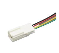 Spina sensore Compatible con Nissan para X-Trail para Qashqai Conector de cable eléctrico para micrófono de coche en miniatura de 4 pines (1612035-1, 1473672-1).(Male)