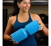 SpineGroove Rodillo de espuma atlética, rodillo muscular, rodillo de espalda, masaje de tejido profundo, terapia muscular, rodillo de espuma de recuperación de ejercicio