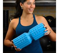 SpineGroove Rodillo de espuma atlética, rodillo muscular, rodillo de espalda, masaje de tejido profundo, terapia muscular, rodillo de espuma de recuperación de ejercicio