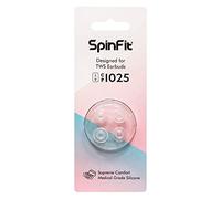 SpinFit CP1025-M/S - Almohadillas de Repuesto de Silicona de Grado médico, Seguros y cómodos, para MTW3, Galaxy Buds 2, Soundcore Space A40 y más, 2 Pares, para diámetro de Boquilla de 4 a 5,5 mm