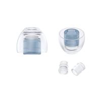 SpinFit Neo for IEM S Almohadillas patentadas de Silicona de reemplazo, Ajuste Seguro y Comodidad Suprema, Reduce alergias, se Adapta a boquillas Normales y Finas, 1 par con Insertos