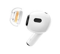 SpinFit SuperFine para AirPods Pro Gen 1 y 2 - L - Almohadillas de repuesto patentadas de silicona de grado médico y adaptadores para una comodidad suprema (un par) (almohadillas instaladas)