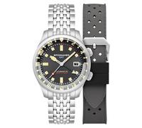 Spinnaker Bradner GMT SP-5121 - Reloj automático 42 mm, correa de acero inoxidable, gris, Bradner