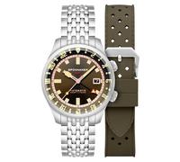 Spinnaker Bradner GMT SP-5121 - Reloj automático para hombre (42 mm, correa de acero inoxidable macizo), Abbott Brown, Bradner Gmt Automático