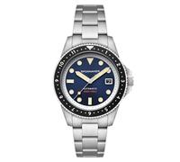 Spinnaker Croft Pioneer SP-5136 - Reloj automático para Hombre con Correa de Acero Inoxidable Macizo, 42 mm, Azul Oscuro, Croft Pioneer Automático