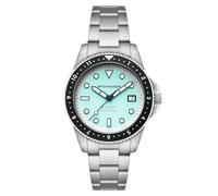 Spinnaker Croft Pioneer SP-5136 - Reloj automático para hombre de 42 mm con pulsera de acero inoxidable sólido, Saxe Azul, Small (<6 Inch), Croft Pioneer Automatic