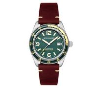 Spinnaker Fleuss SP-5055 - Reloj automático para hombre de 43 mm con correa de piel, Verde laguna, Correa