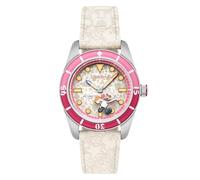 Spinnaker Fleuss SP-5160 - Reloj automático de 43 mm para hombre, diseño de Bob Esponja Squarepants Frenemies con correa de nailon, Blanco arenoso