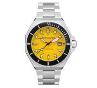 Spinnaker para hombre 44 mm Dumas Automático 3 Agujas Reloj con Correa de Acero Inoxidable Sólido SP-5081