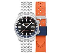 Spinnaker Reloj automático Bradner GMT 42 mm acero inoxidable SP-5121, Night Shadow