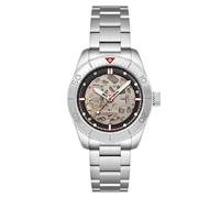 Spinnaker Reloj de pulsera automático para hombre Croft 42 con diseño de esqueleto y correa de acero inoxidable macizo SP-5134, Pulsera