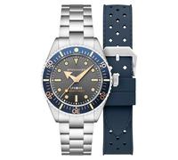 Spinnaker Spence 300 SP-5097 - Reloj automático para hombre de 40 mm con pulsera de acero inoxidable sólido, plomizo, pulsera