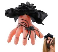 Spinnen Haarclip | Gotische Realistische Abgetrennte Hand Haarnadel | Starker Halt Halloween Haarschmuck | Für Cosplay Dicke Dünne Frauen Mädchen Feiertag Alltag Salon Zuhause Reise Pflege Täglich Geb