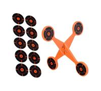 Spinner | Acero al Carbono Espesado Rearme Automático Entrenamiento,Giratoria Exterior de Acero Carbono | Para Soporte De Tiro Jardín Campo montañoso Espacio Club Deportivo