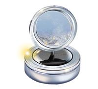 Spinner de autos de aromaterapia: escultura solar cinética, decoración perfumada del tablero, fragancia de balance de movimiento | Diseño hipnótico de ambientador con energía solar, circulación de rel