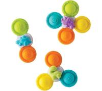 Spinner de baño Infantino Pack 3 Silicona Ventosas Multicolor
