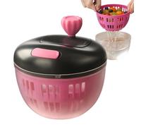 Spinner De Ensalada - Tazón Estable De 800 Ml De Vegetales | Filador Manual De Canasta De Lavado De Alimentos Con Agujeros De Drenaje | Para El Viaje De Picnic De Preparación Para Cocina De Cocina, Di