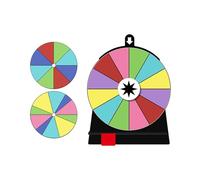 Spinner de lotería reescribible con base adhesiva segura para instalación de mesa de pared, mecanismo de rotación suave, rueda giratoria reutilizable