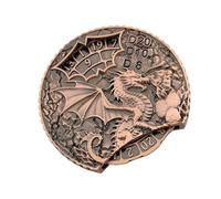 Spinner Dice - Suministros para fiestas de vacaciones Cool Game Spinners | -1 plato decorativo de monedas | Role Playing Table Games, Cool Metal Game Spinner Holiday Party Supplies for Adults
