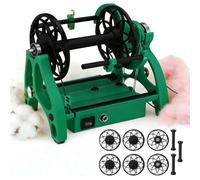 Spinner eléctrico de hilo, máquina automática de bobinado de hilo con 3 carretes, cambio hacia adelante/atrás, velocidad máxima de 800 RPM, capacidad de 4 onzas para tejer y mezclar hilos