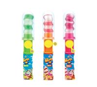 Spinner Pop - Piruletas de manivela con función giratoria, 1 manzana, 1 fresa y 1 cola, sin esfuerzo mediante rotación automática, regalo de cumpleaños infantil
