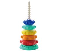 Spinner Stacker Toy - Discos rotativos de enchufe flexible, de crecimiento temprano del cerebro, entrenador de coordinación -mano | Juego de resolución de problemas para edad
