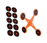 Spinner Targets - Carbon Steel Shock Proof Auto Reset Target Thickened Rotating Target For Outdoor Range Backyard Field Sports Club Pellet Air