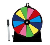 Spinner Wheel, Juego Turntable, 7,87 x 5,91 x 2,76 pulgadas, Colorful Reusable Compact Design, Tabletop Spinners for Carnivals, Trade, Shows, Supermercados, Rendimiento, Parties and Prizes