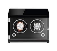Spinner Winding Box Watch Winders - Rechargeable Two-Position Watch Shaker Mechanical Watch Winder Vertical Automatic Watch Winding Box with Light-Sensitive Led Light Qui