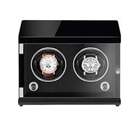 Spinner Winding Box Watch Winders - Rechargeable Two-Position Watch Shaker Mechanical Watch Winder Vertical Automatic Watch Winding Box with Light-Sensitive Led Light Qui
