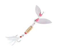 Spinnerbait para bajo - Lere de Lentejuelas de Gancho Triple Pluma para Agua Salada y Agua Dulce | Herramientas de de Largo tráfico, Cebo confiable para Pescadores, Elementos Esenciales de l