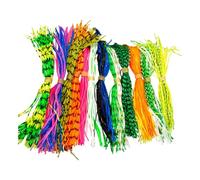 Spinnerbait Skirts - 13cm Silicone Jig Skirts Kit, 12 Bundle Fishing Lures | Bass Fishing Tackle For Freshwater Seawater Survival Camping Outdoor Activities Family Friends Youth Anglers