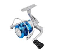 Spinning Fishing Reel For Freshwater Saltwater Ultralight Spool Fold Rocker Left/Right Interchangeable Easy To Carry(Blue,5000 Series)