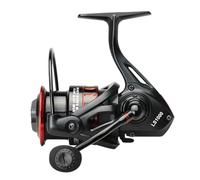 Spinnning Spinnning Fritamente En Agua De Frow, Ideal para Depredadores como Trucha, Persa, Prisionero De Guerra Y Salmón, Estructura De Aluminio Ligera Y Robusta, Diseño Negro Y Rojo, Adecuado