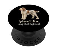 Spinone Italiano Dog - El Animal Secreto Mejor guardado de Italia PopSockets PopGrip Adhesivo