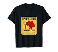 Spinosaurus Aparcamiento Solo Todos Los Otros Serán Comidos Gráfico Camiseta