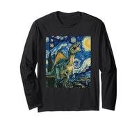 Spinosaurus Mirabilis Dinosaur Starry Night Art Manga Larga