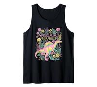 Spinosaurus Mirabilis Floral Dinosaurio Botánico Estética Camiseta sin Mangas